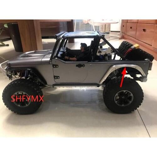 Rc Car JKMAX New Aluminum Wheel Eyebrow For JK MAX Upgrade Option Part