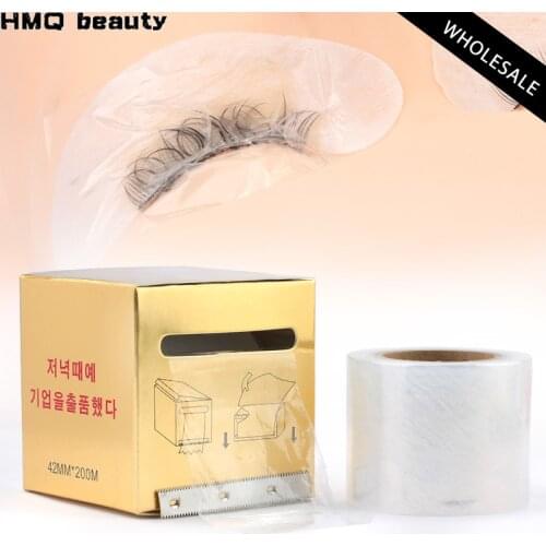 Wholesale Eyelash Remover Wrap Preservative Plastic Film False Lash Extension Grafting Accessories Professional Makeup Tool