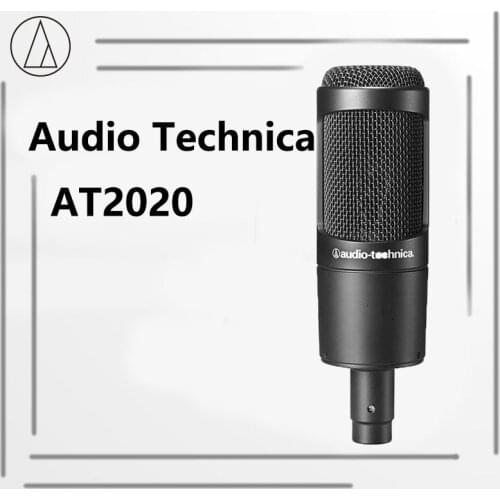 Audio Technica AT2020 at2020 Wired Cardioid Condenser Microphone for professional audio use
