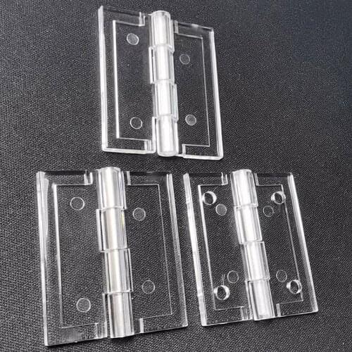 Transparent Powerful Hinges With Hole Large Crystal Acrylic Hinge