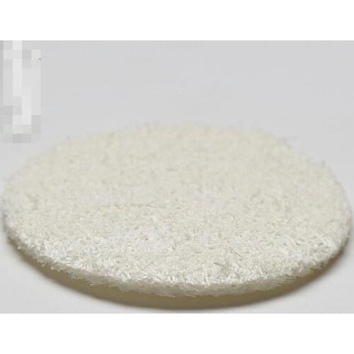 Factory direct diameter 7.5*7.5cm round natural loofah wash bath wipe LX6254