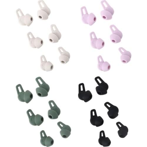 Dropshipping 6pcs Replacement Noise Isolation Silicone Earbuds for FreeLace Pro 53CC Soundsport Earphone Eartips