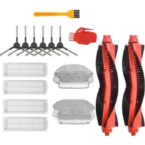 TOP!-Main Brush Filter Side Brush Mop Cloth for Xiaomi STYJ02YM Vacuum Cleaner Parts Conga 3490 Viomi V2 PRO V-RVCLM21B Parts