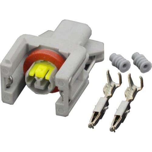 10 Sets 2 Pin Auto Fuel Injector Waterproof Connector Spray Nozzle/Oil Atomizer Plug 240pc024s8014 Dj7026-1.5-21 2p