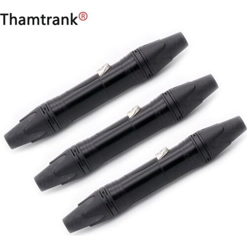 10pcs/lot 3/4/5pin XLR Connector Male/Female XLR Plug Jack Socket Microphone MIC Cable Audio Cable Connector Black Color