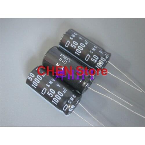 20PCS Original Japan NIPPON SMG 50V1000UF 12.5x25mm 85 degrees CHEMI-CON electrolytic capacitors NCC smg 1000UF 50V