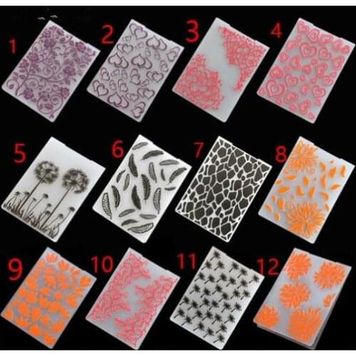 300pcs/lot Fondant Cake Embossing Mold 22 Style Stencil Flower Sugar Craft Cookies Cupcake Mould DIY Baking Decoration Accessory