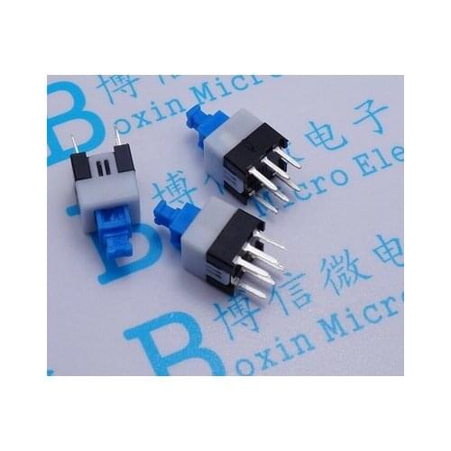 50pcs/7*7mm Button switch Key switch 7X7mm Self-locking switch/No lock switch