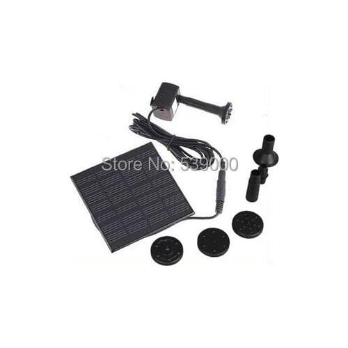 Free Shipping 1 set DC12V New Solar Panel Power Submersible Fountain Pond Water Pump