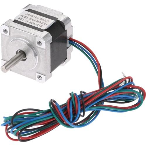 Bowarepro 1pc Nema 14 34mm Hybird Stepper Motor 1.8 Degree 2 Phase 1A 1400g.cm 4 Leads Stepper Motor For CNC 3D Printers