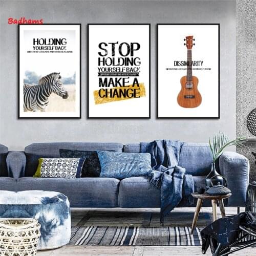 Living Room Decoration Paintings Nordic Style Animals English Landscape Living Room Hotel Cafe Decoration Painting