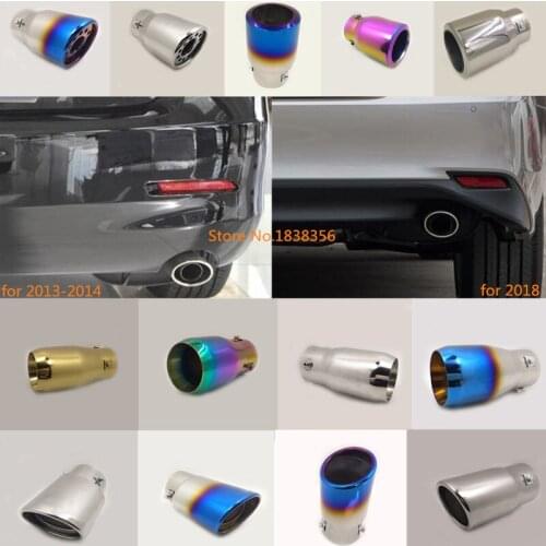 For Toyota Camry 2013 2014 2015 2016 2017 2018 car styling body outlet cover muffler exterior end pipe dedicate exhaust tip tail
