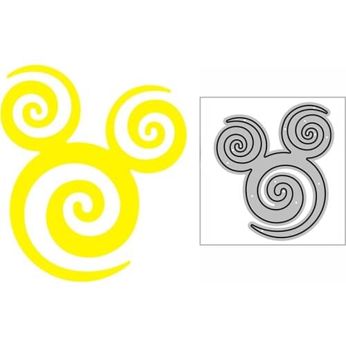 New Connected Whirlpool Craft Embossing Mold 2021 Metal Cutting Dies for DIY Decorative Scrapbooking Album Card Making No Stamps