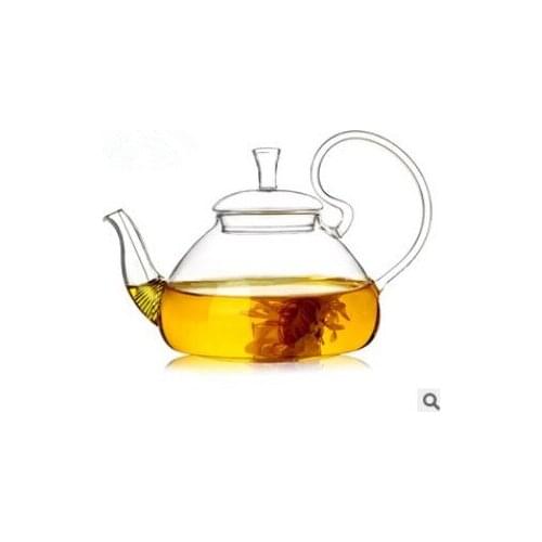 Simple tea kettle 600ml flower Glass Coffee/Tea Pot,The squirrel pot glass teapots,heat resistant glass tea pots