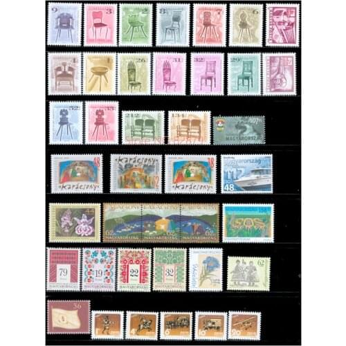 Hungary 38 PCS Differnt All New Unused Postage Stamps Collection