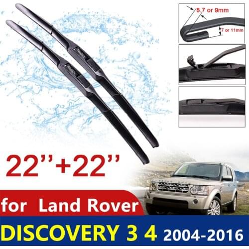 For Land Rover Discovery 3 4 2004~2016 LR3 LR4 L319 Front Windshield Wipers Car Wiper Blades Car Accessories 2005 2006 2014 2015