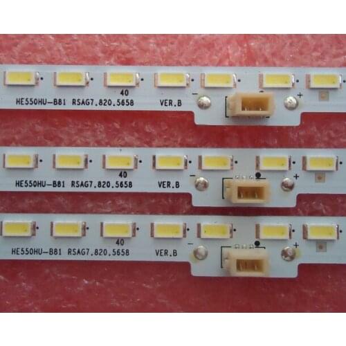Led backlight screen LED55K370 GT-1142487-A HE550HU-B81 RSAG7.820.5658 article lamp 1pcs=84led 600mm