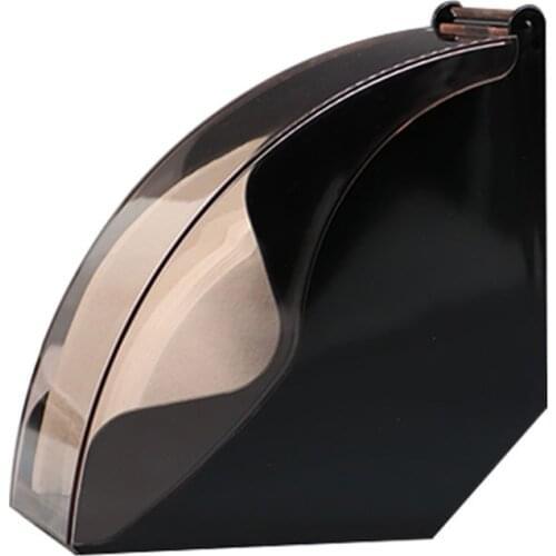 T21D Coffee Filter Paper Holder Coffee Filter Box with Dustproof Cover Flat Square