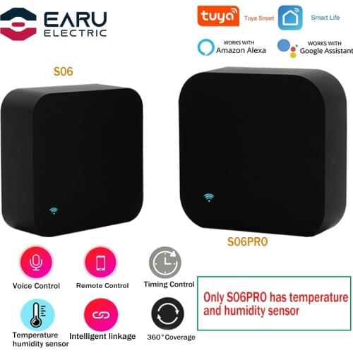 WiFi Tuya Smart Life Universal IR Remote Controller for Air Conditioner TV with Temperature Humidity Sensor by Alexa Google Home