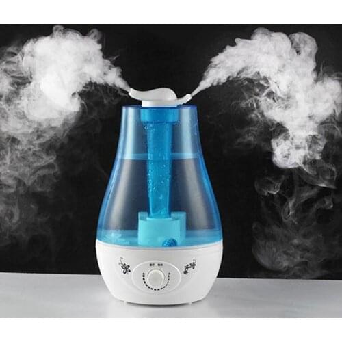 NEW 3L Large-capacity Household Air Humidifier Dual Spray With LED Light Aromatherapy Humidifier Ultrasonic Atomizer