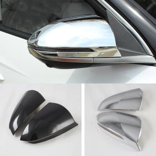 New ABS Car Parts For Hyundai Tucson L 2021 5th Gen Rear View Mirror Cover Trim Exterior Moldings Styling 2pcs