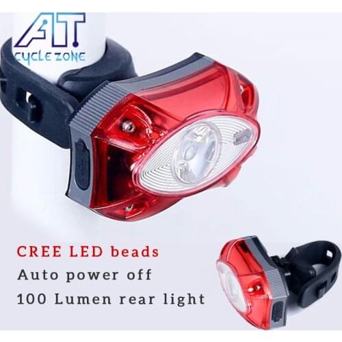 CREE 3W USB Rechargeable MTB Powerful Rear Light Bicycle Flashlight Lantern for Bike Bicycle LED Tail Light Lamp Bike Lights