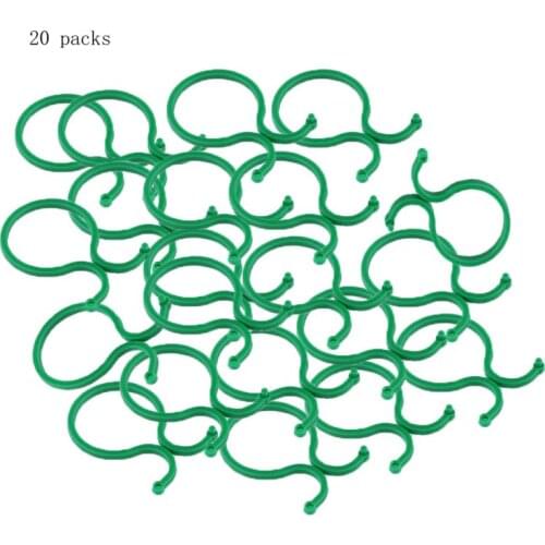 20pcs Botany-stem Vine Strapping Clips Garden Plant Bundled Buckle Ring Tool Fasten Stand Holder Fixed Suppor Garden Supplies