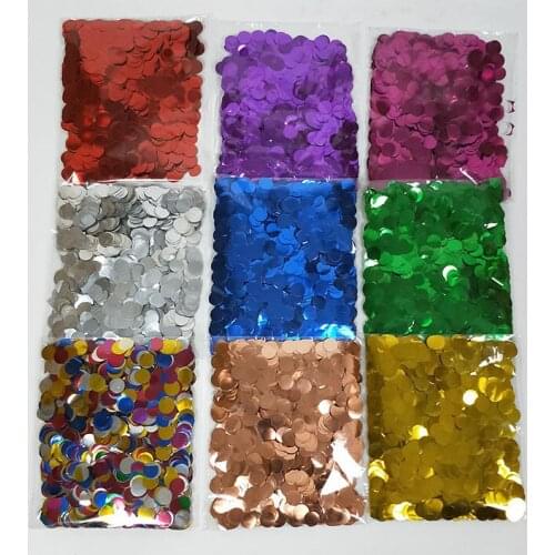 50g Colorful Round Confetti Christmas Tree Leaves Confetti For Birthday Christmas Wedding New Year Party Decoration Ornament