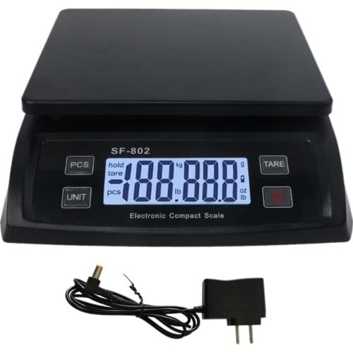 M89B Digital Shipping Scale 66lb / 0.1oz Postal Weight Scale with Hold & Tare Function Mail Postage Scale with AC Adapter