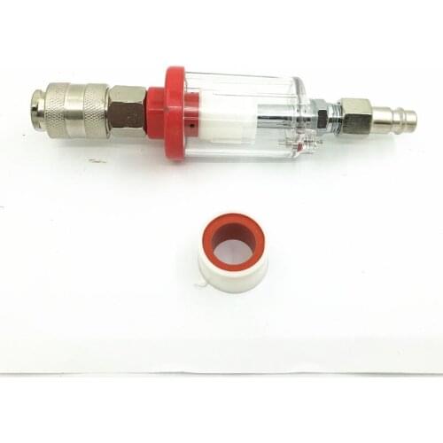 Spray Gun Filter Water Oil Separator 1/4'' European Quick Connector Mini Air Moisture Trap Pneumatic Tools