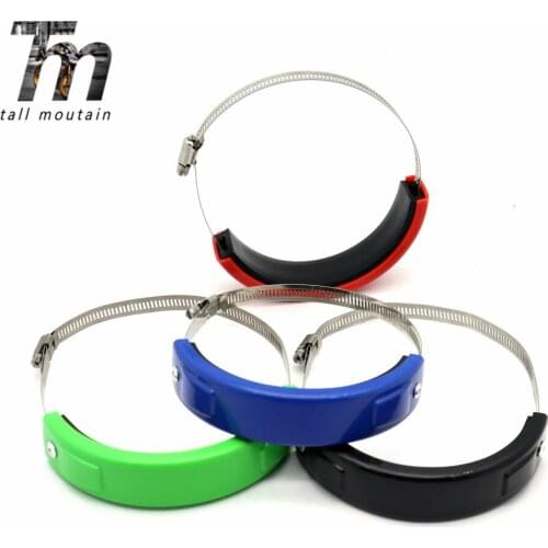 Silencer/Round Oval Exhaust Protector Can Cover For SUZUKI GSF 1250/1200/650/600 BANDIT GSX1250F Protector Can Cover