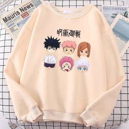 Jujutsu Kaisen Anime Sweatshirt For Male Street Hip Hop Men Hoodie High Quality Streetwear Loose Fleece Oversized Tracksuit