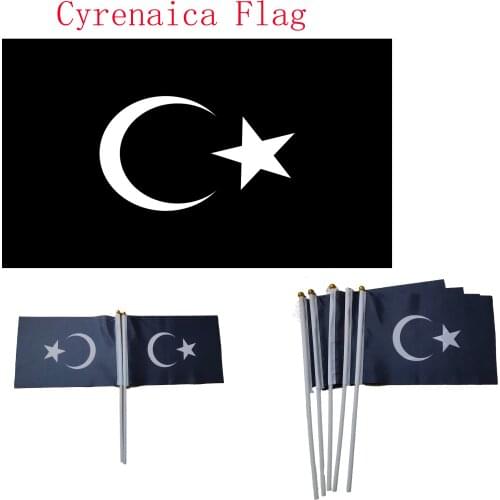 KAFNIK, Custom 90*150cm(3*5Ft）Any Size Cyrenaica Flag For Indoor Decoration Event/Party/Home Decorative