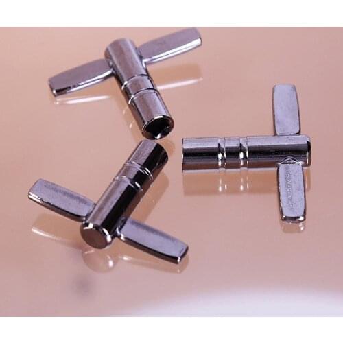 Drum Tuning Key Adjustment Wrench Silver Metal Percussion Accessories Tool S7B1