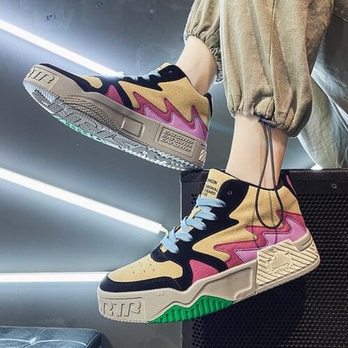Mens Fashion Sneakers Student Board Shoes Men Casual Shoes Breathable Walking Shoes Hot Sale Student Shoes Men Vulcanize Shoes