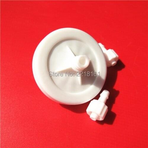 15pcs Inkjet printer parts 45mm diameter mini disc ink filters for Aprint Allwin Flora Wit-color printer skywalker ink filter