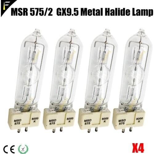 MSD575 Moving Head 575 MSR575/2 Lamp HSR 575/72 7200K Classic 575 Automatic Computer Moving Head Lamp Replacing 4PCS/LOT
