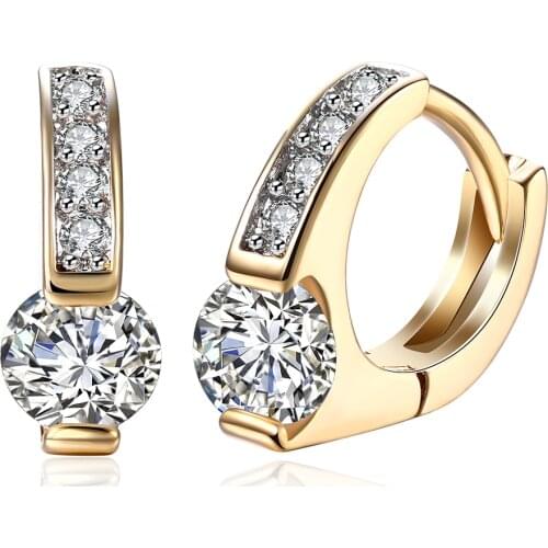 New Arrival Gold Color Earrings for Women Wedding Jewelry Boucles doreilles Senhoras brincos Korea Personality