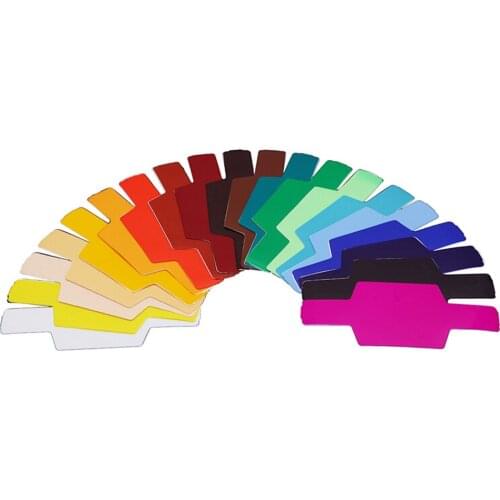 Selens 20pc SE-CG20 FLash/Speedlite/Speedlight Color Gels Filters