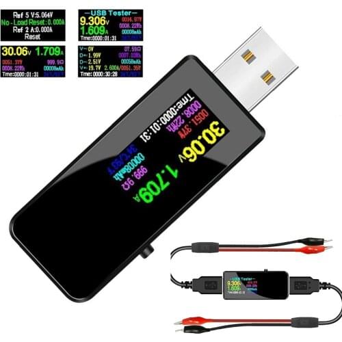 13 In 1 USB Tester DC Digital Voltmeter Ammeter Mobile Power Charger Indicator Digital USB Voltmeter Tester