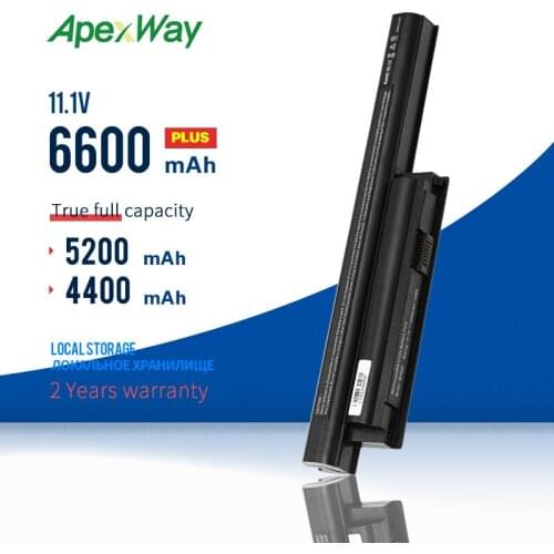 11.1V Laptop Battery VGP-BPS26 VGP-BPS26A For Sony Vaio VPC-CA2S1E VPC-CA2Z0E VPC-CA35FW VPC-CA36EC VPC-CA36FW SVE1511AJ 6 Cell
