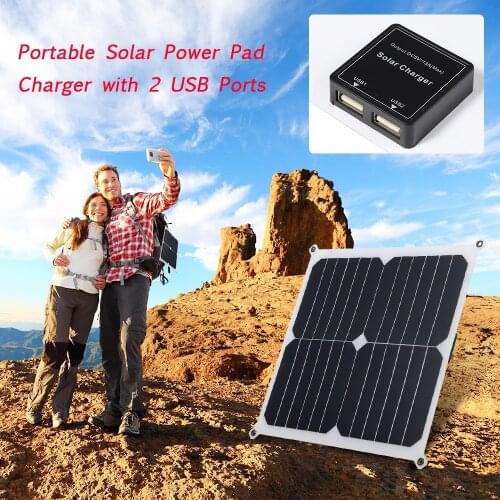 DC6V 14W IP66 Water Resistance Slim Design Solar Power Energy Panel Pad Portable Drop shipping