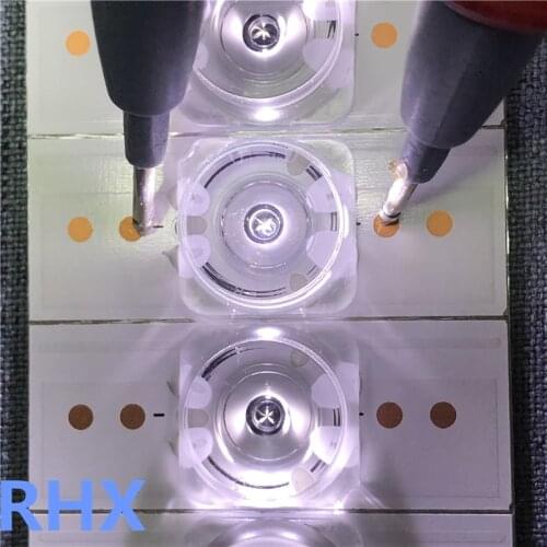 200PCS 100%NEW 3V SMD Lamp Beads with Optical Lens Fliter for LED TV Repair JS-D-JP50EU-042EC(7E50EU1000 MCPCBLED