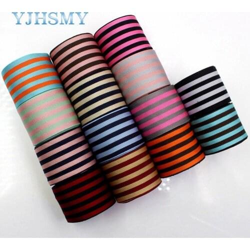 2018 new 1712303,5yard/lot 38mm NYLON stripe series style color ribbons DIY material,wedding accessories Packaging