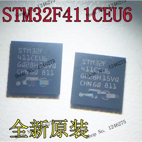STM32F411CEU6 STM32F 411CEU6 STM32F411CEU6TR VFQFN48 100% New Original