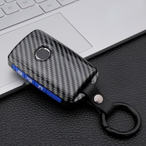 Carbon fiber pattern car key case For Mazda 3 Alexa CX4 CX5 CX8 2019 2020 for Mazda 2 3 5 6 CX3 CX7 CX9 Atenza MX5 accessories