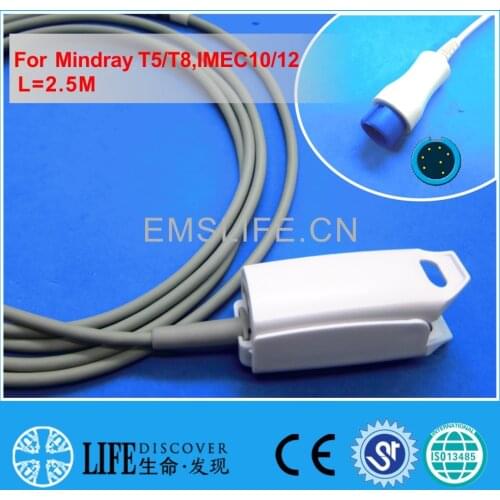 Long cable Adult NEONATE or new born wrap spo2 sensor for MINDRAY T5/T8 POPULAR