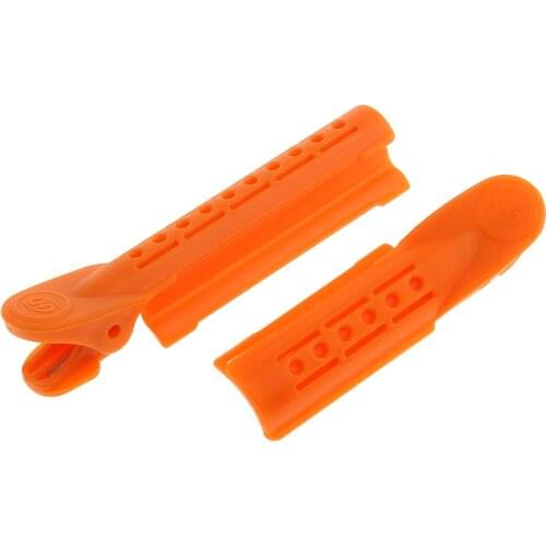 Lot of 30pcs Plastic Salon Hairdressing Hair Pin Curly Hair Clips Sectioning Pinning Curling Grips Hairpins Set Kit Orange