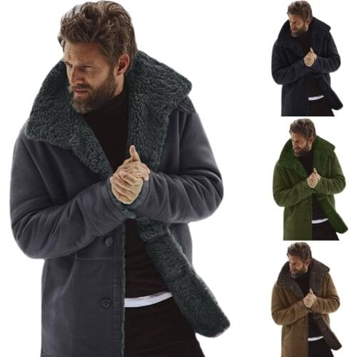 2021 Mens Jackets Winter New Mens Woolen Coat Warm Coat Casual Fashion Mens Coat High Quality Men Clothing Windbreaker YLJYFZ