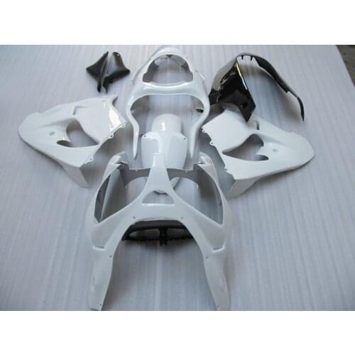 Injection Moldfor KAWASAKI Ninja ZX9R 00 01 ZX 9R 2000 2001 zx9r 00 01 ABS Plastic white Fairings set+7gifts KI13